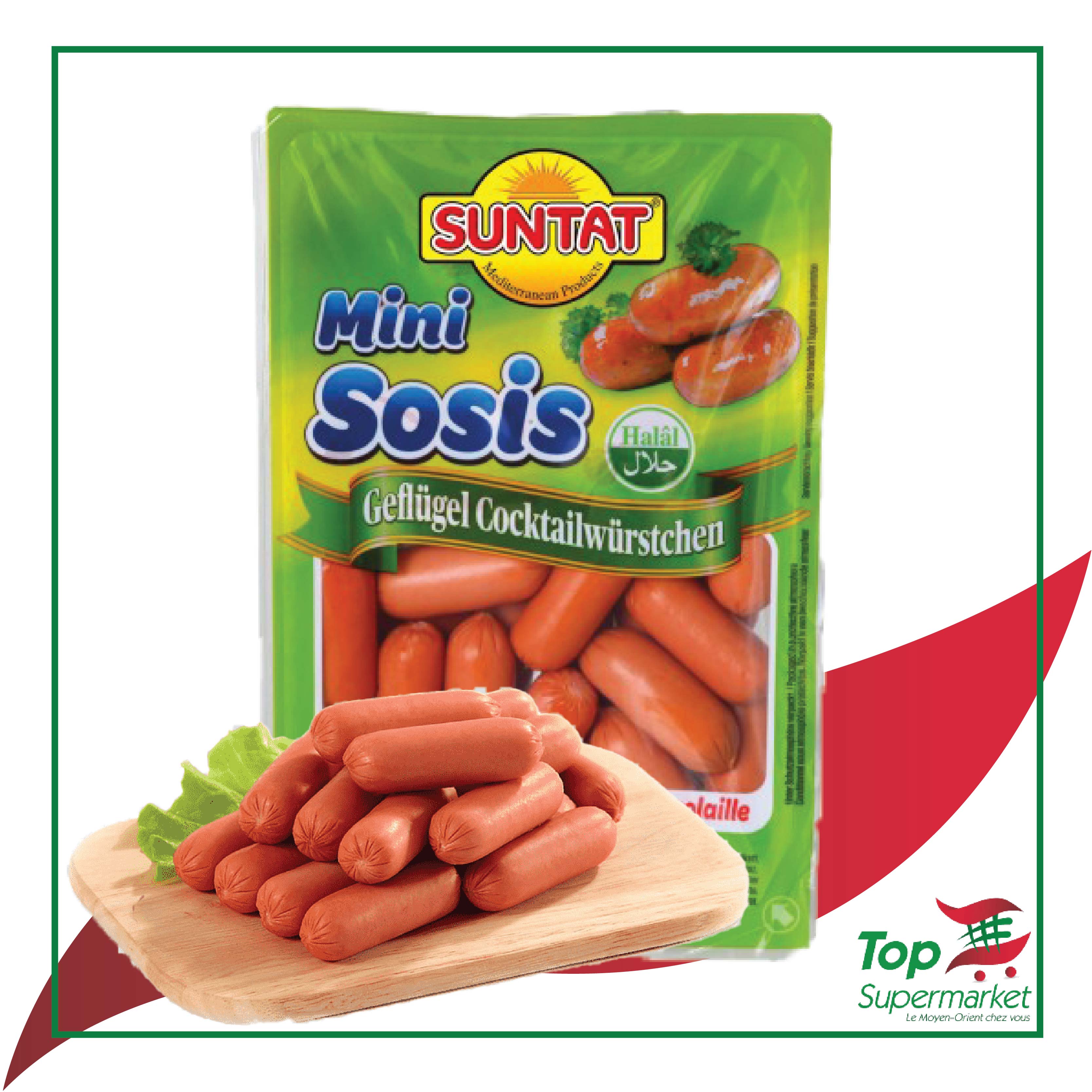 Suntat mini saucisses 400gr HALAL